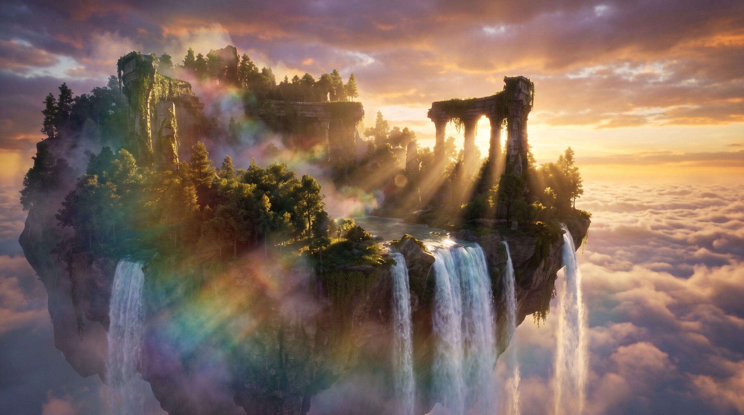 Heaven Above The Clouds Wallpaper